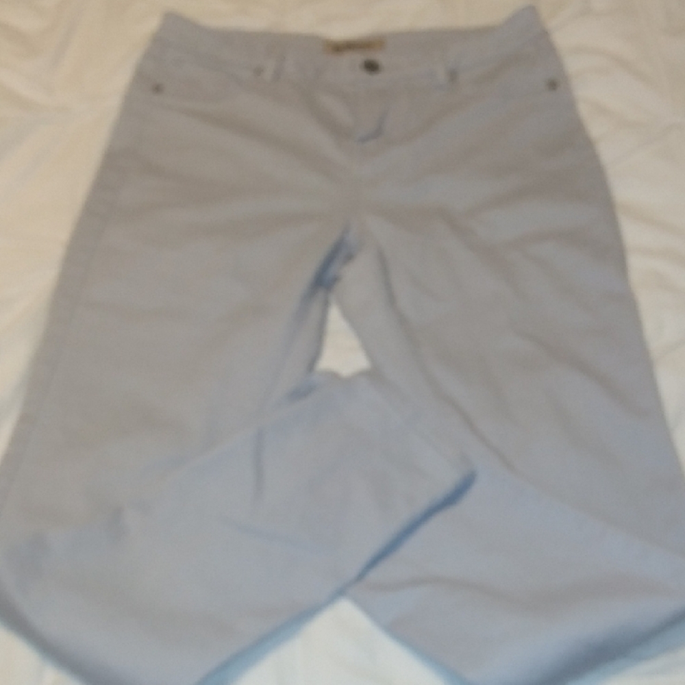 Blue Spice Pale Gray Straight Leg Women's Jeans